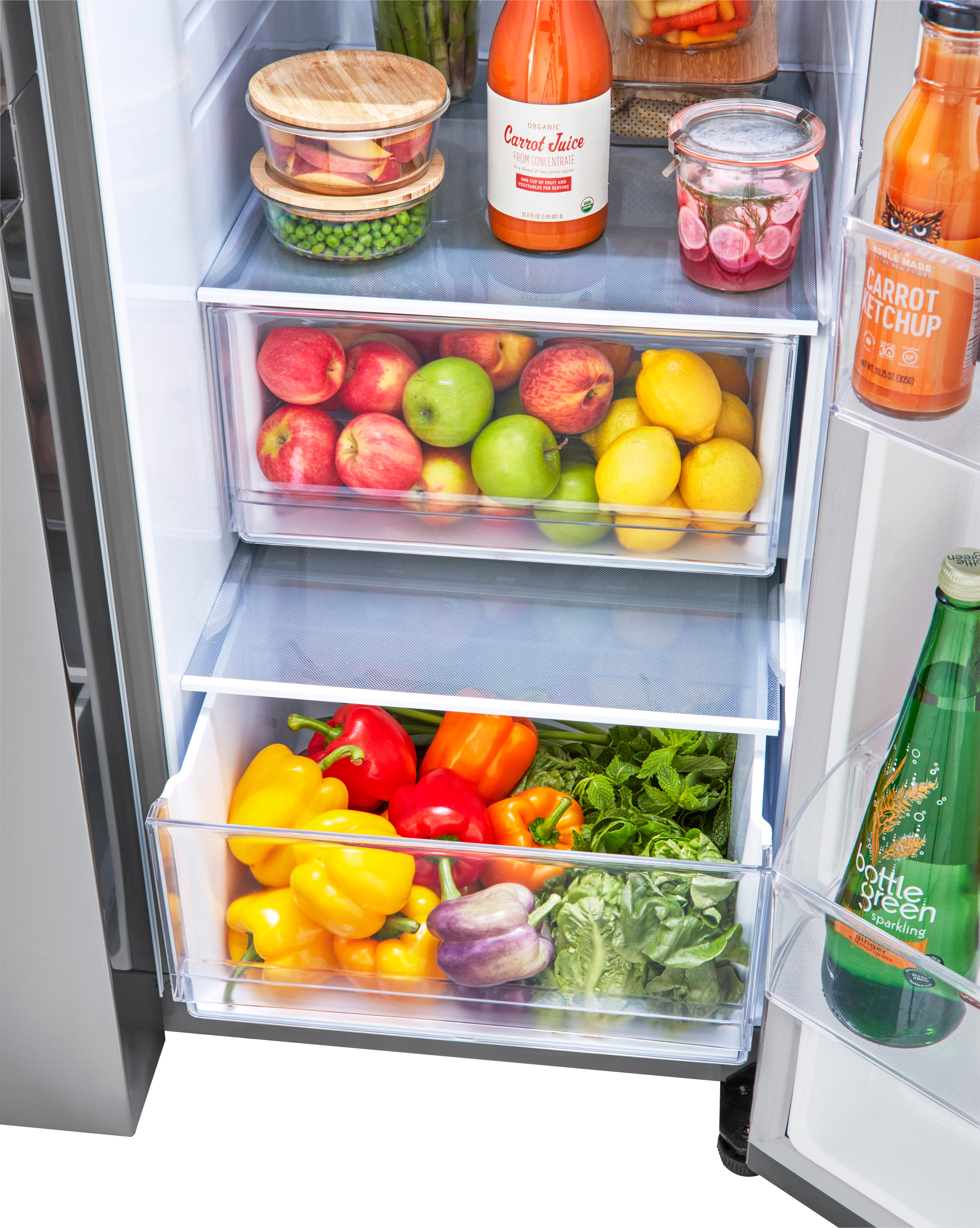 LRSXS2706S LG 27.2 cu ft Side by Side Refrigerator - 36 W Fingerprint Resistant Stainless Steel-13