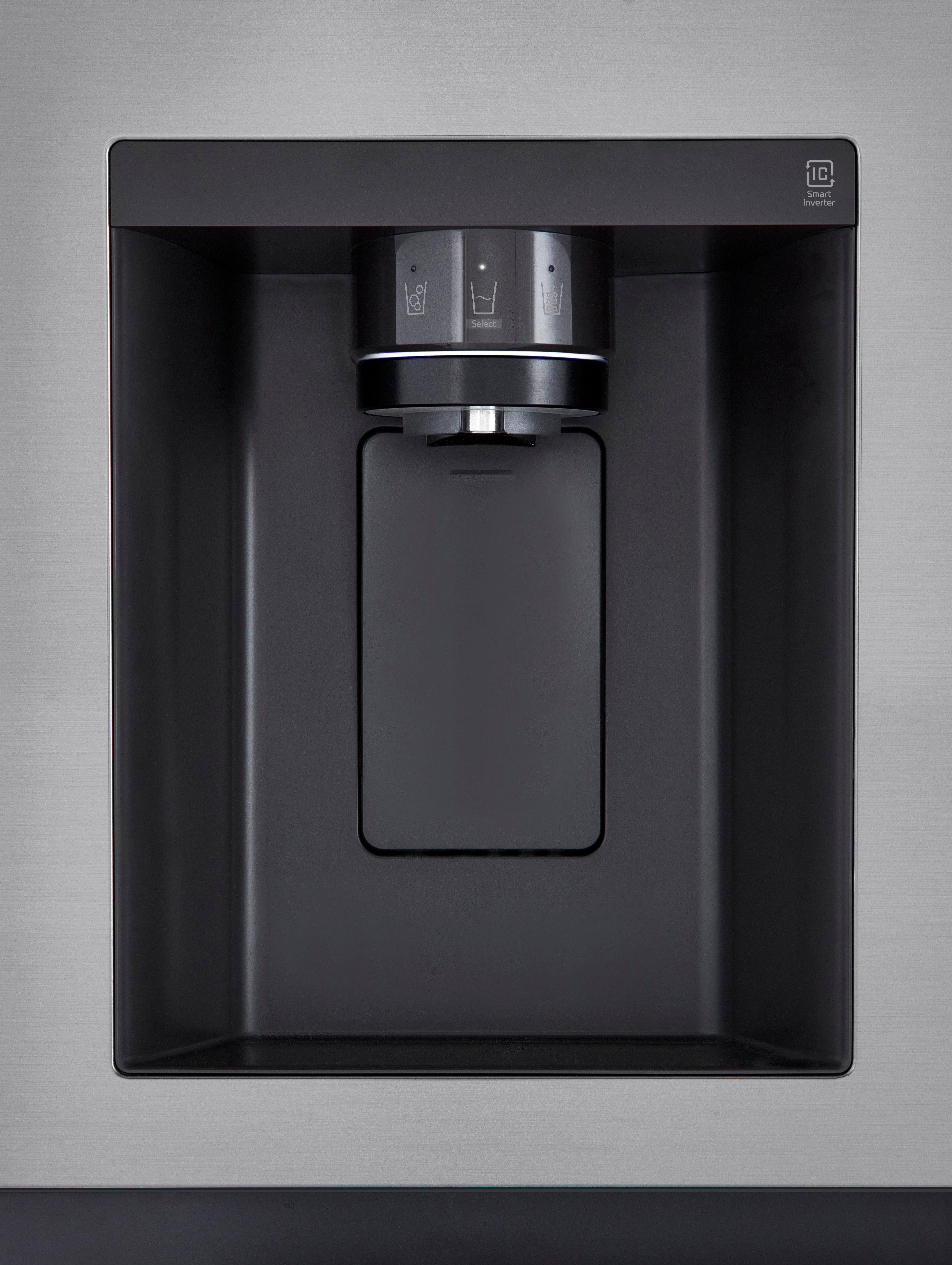 LRSXS2706S LG 27.2 cu ft Side by Side Refrigerator - 36 W Fingerprint Resistant Stainless Steel-4