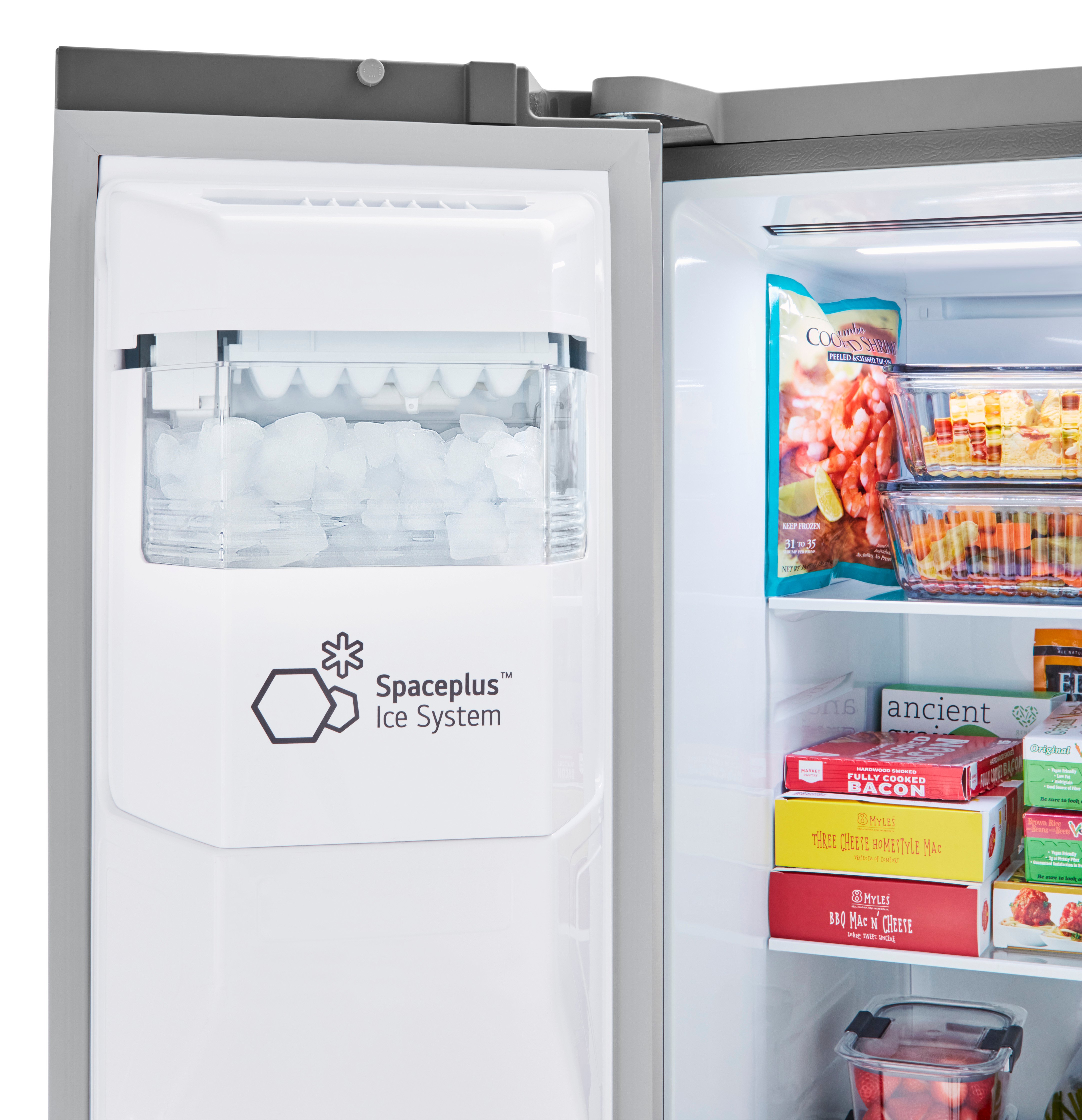 LRSXS2706S LG 27.2 cu ft Side by Side Refrigerator - 36 W Fingerprint Resistant Stainless Steel-6