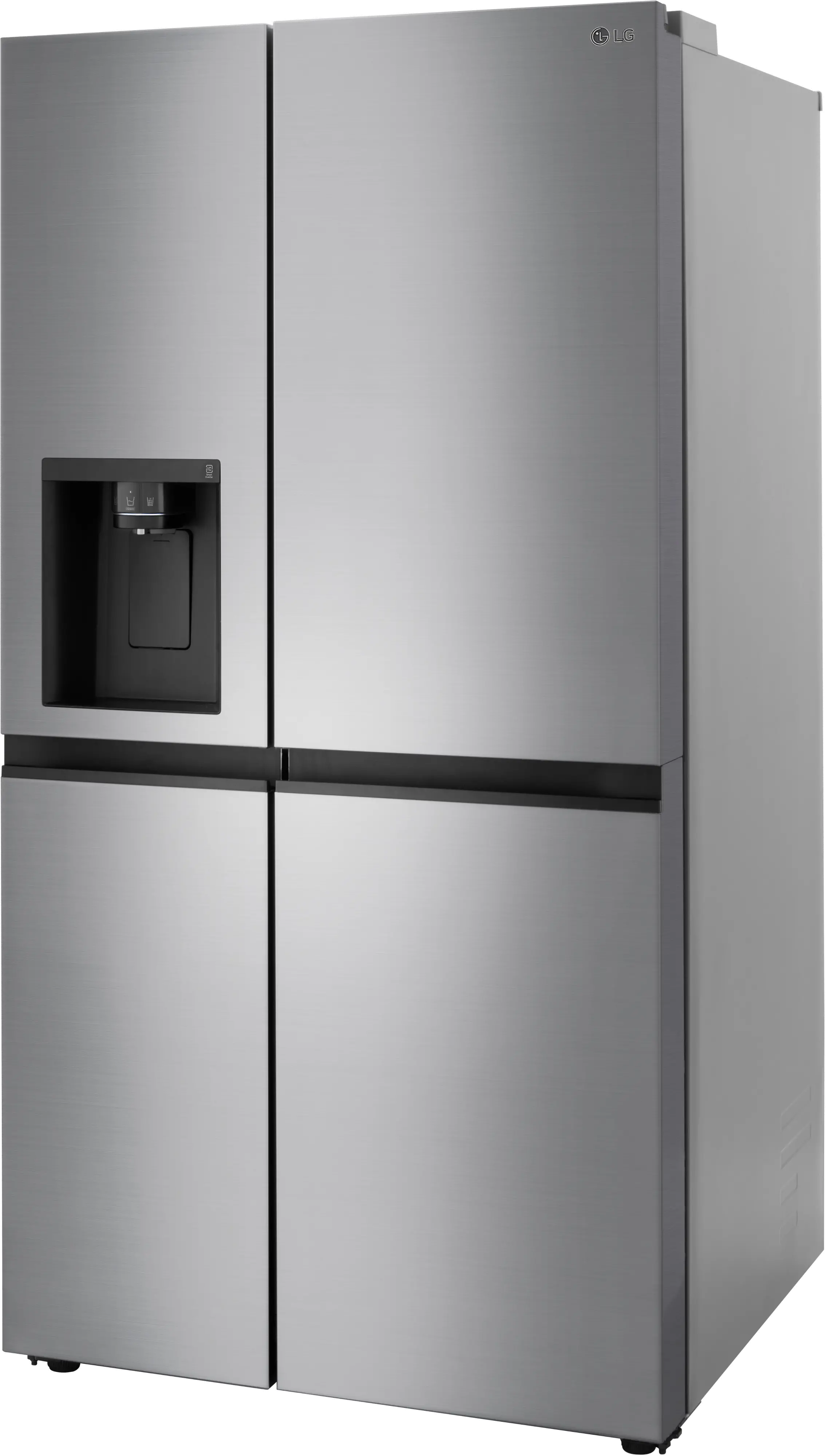 LRSXC2306V LG 23 cu ft Side by Side Refrigerator - Counter Depth Platinum Silver-9
