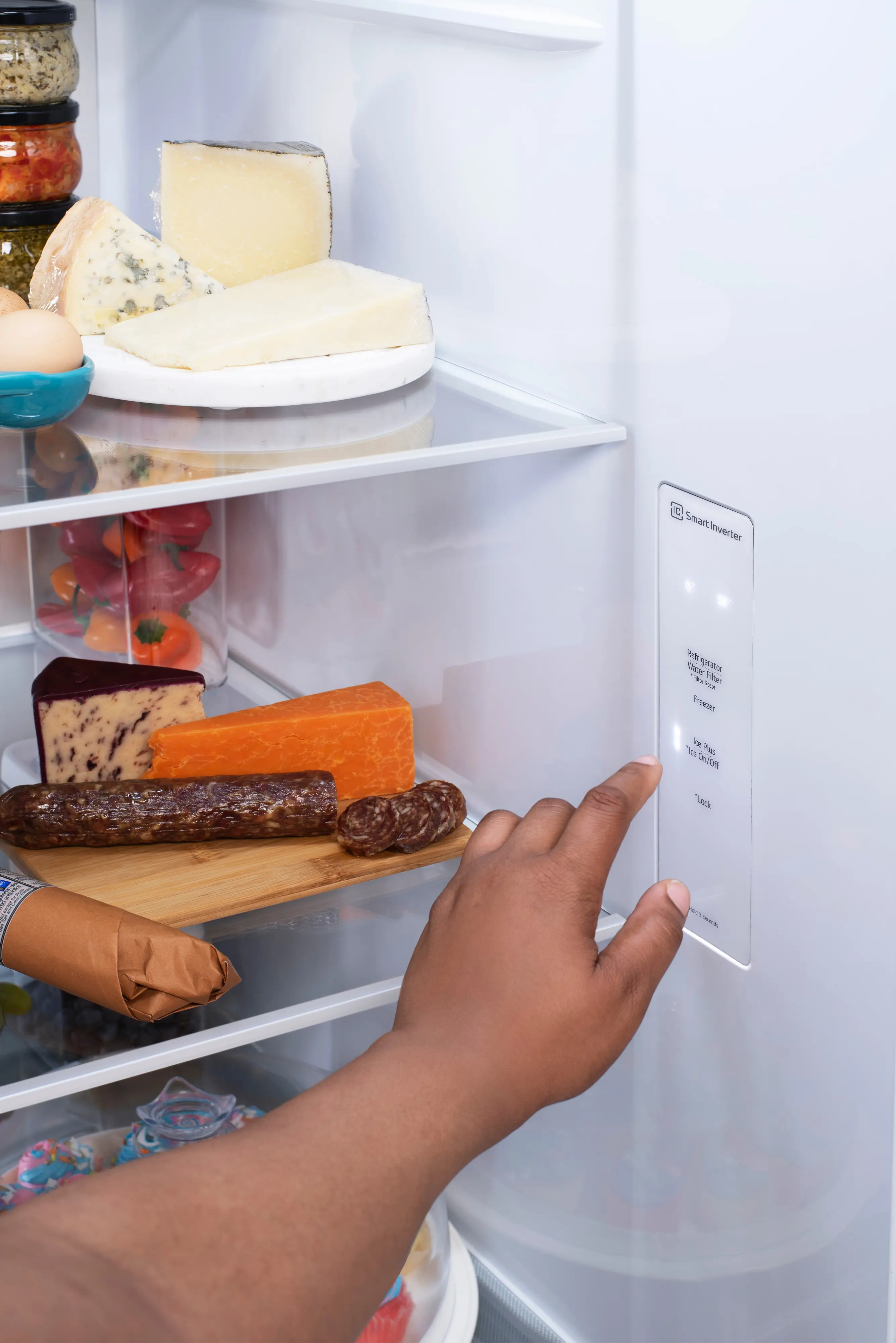 LRSXC2306S LG 23 cu ft Side by Side Refrigerator - Counter Depth Stainless Steel-5