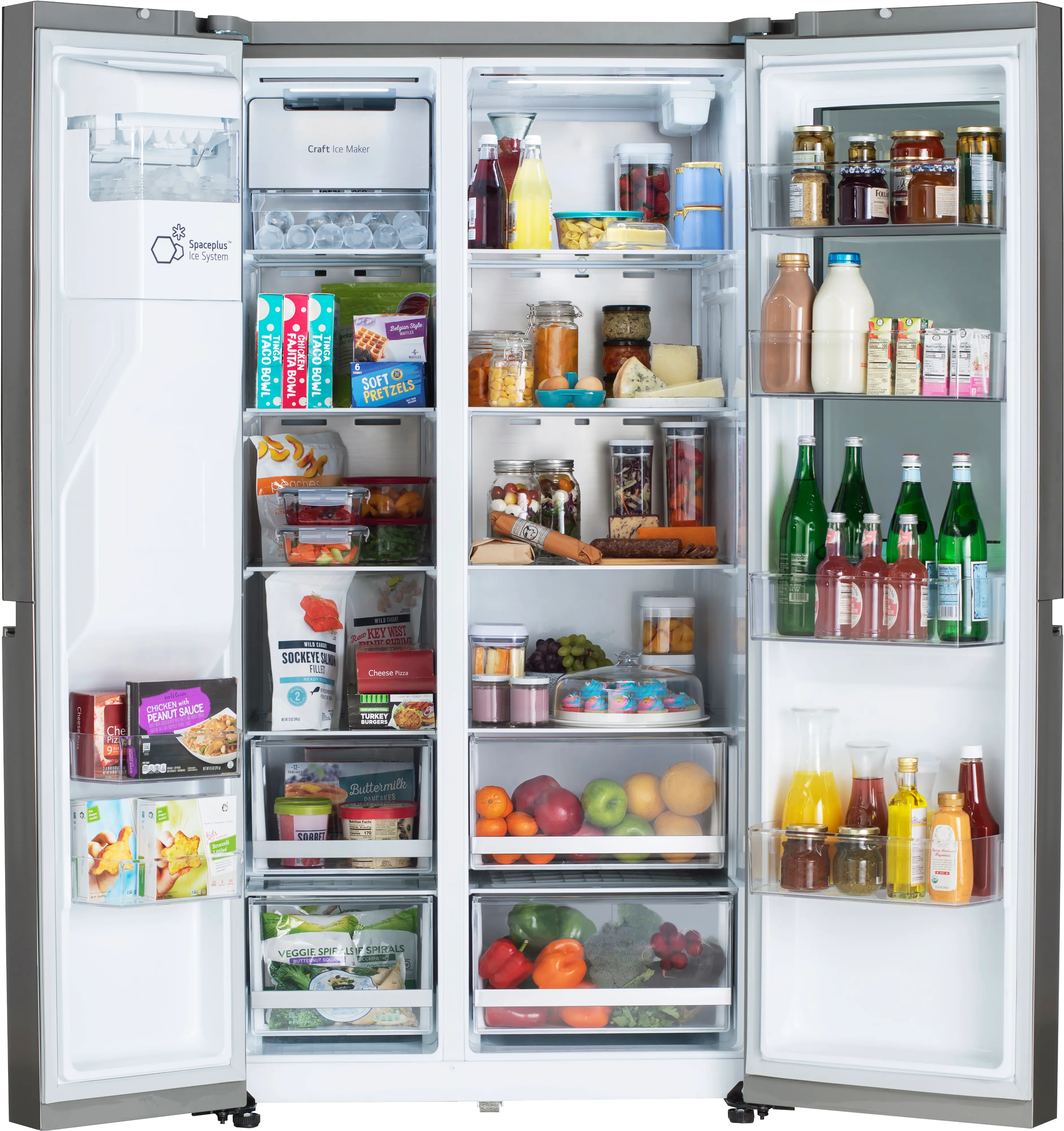 LRSOS2706S LG 26.8 cu ft Side by Side Refrigerator - Stainless Steel-11