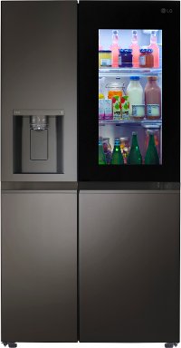 LRSOS2706D LG 26.8 cu ft Side by Side InstaView Refrigerator - 36 W Black Stainless Steel
