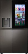 LRSOS2706D LG 26.8 cu ft Side by Side Instaview Refrigerator - 36 W Black Stainless Steel