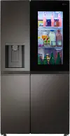LRSOS2706D LG 26.8 cu ft Side by Side Refrigerator - Black Stainless Steel