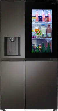 LRSOS2706D LG 26.8 cu ft Side by Side Refrigerator - Black Stainless Steel