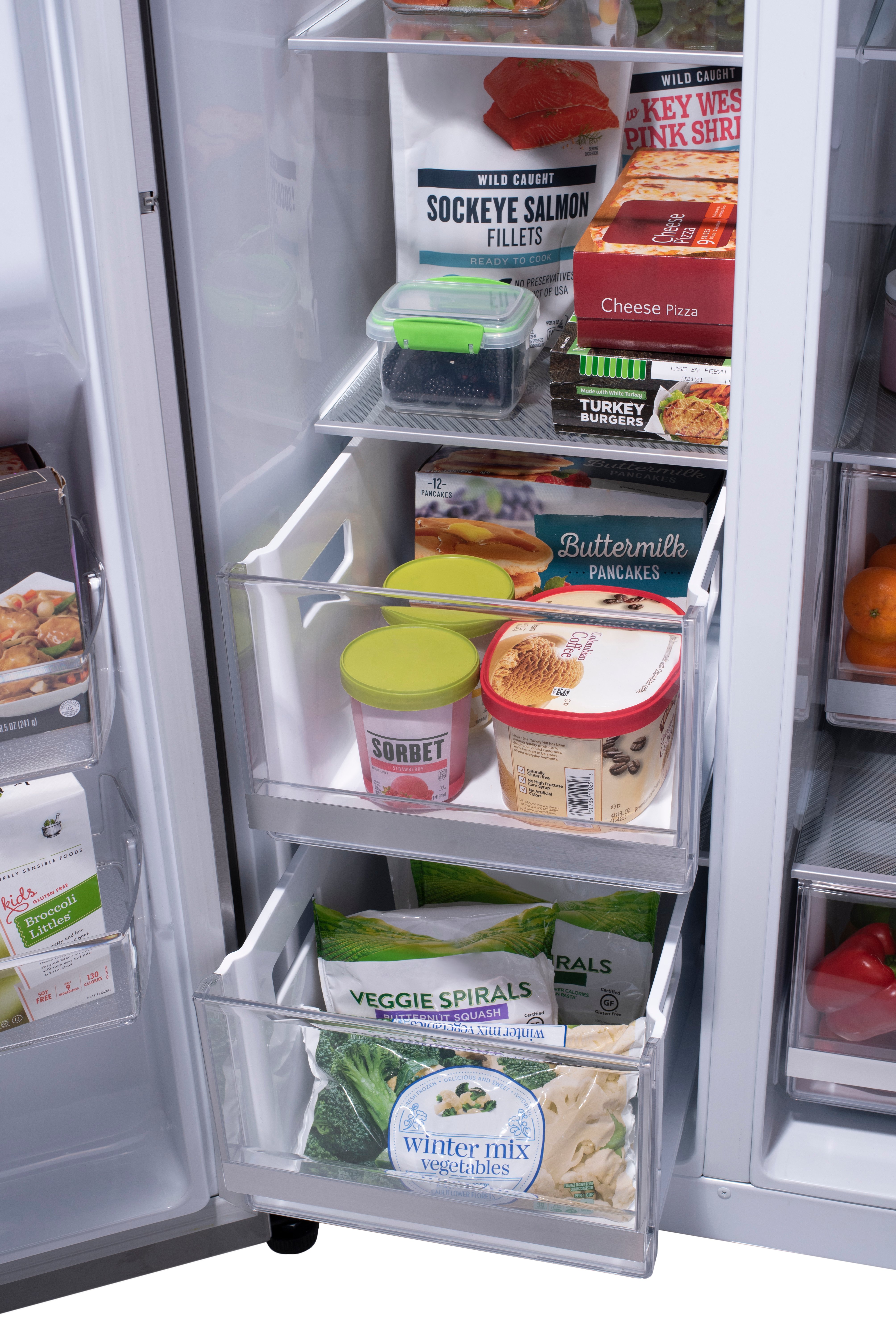 LRSDS2706S LG 26.8 cu ft Side by Side Door in Door Refrigerator - 36 W Fingerprint Resistant Stainless Steel-10