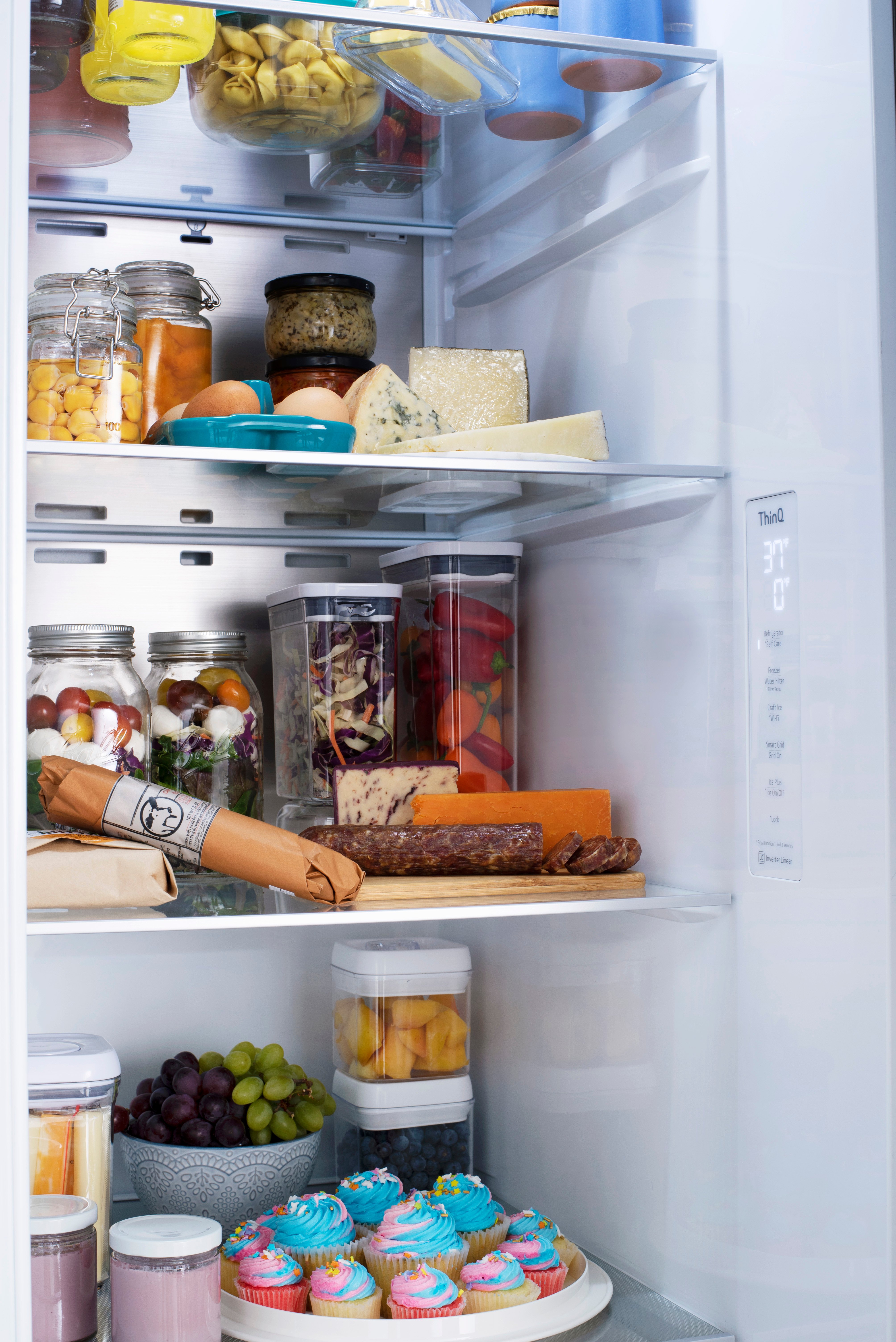 LRSDS2706S LG 26.8 cu ft Side by Side Door in Door Refrigerator - 36 W Fingerprint Resistant Stainless Steel-12