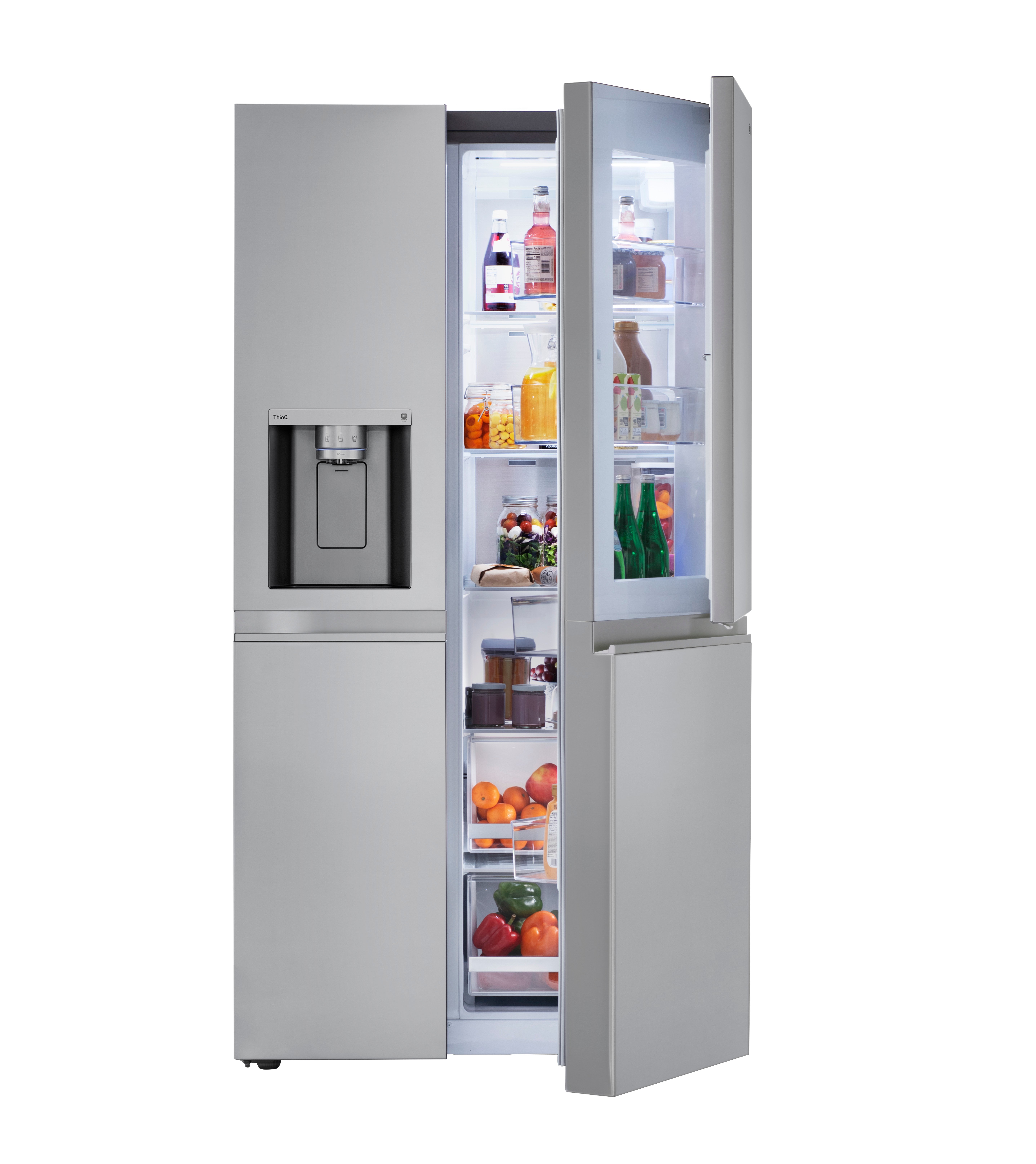 LRSDS2706S LG 26.8 cu ft Side by Side Door in Door Refrigerator - 36 W Fingerprint Resistant Stainless Steel-9