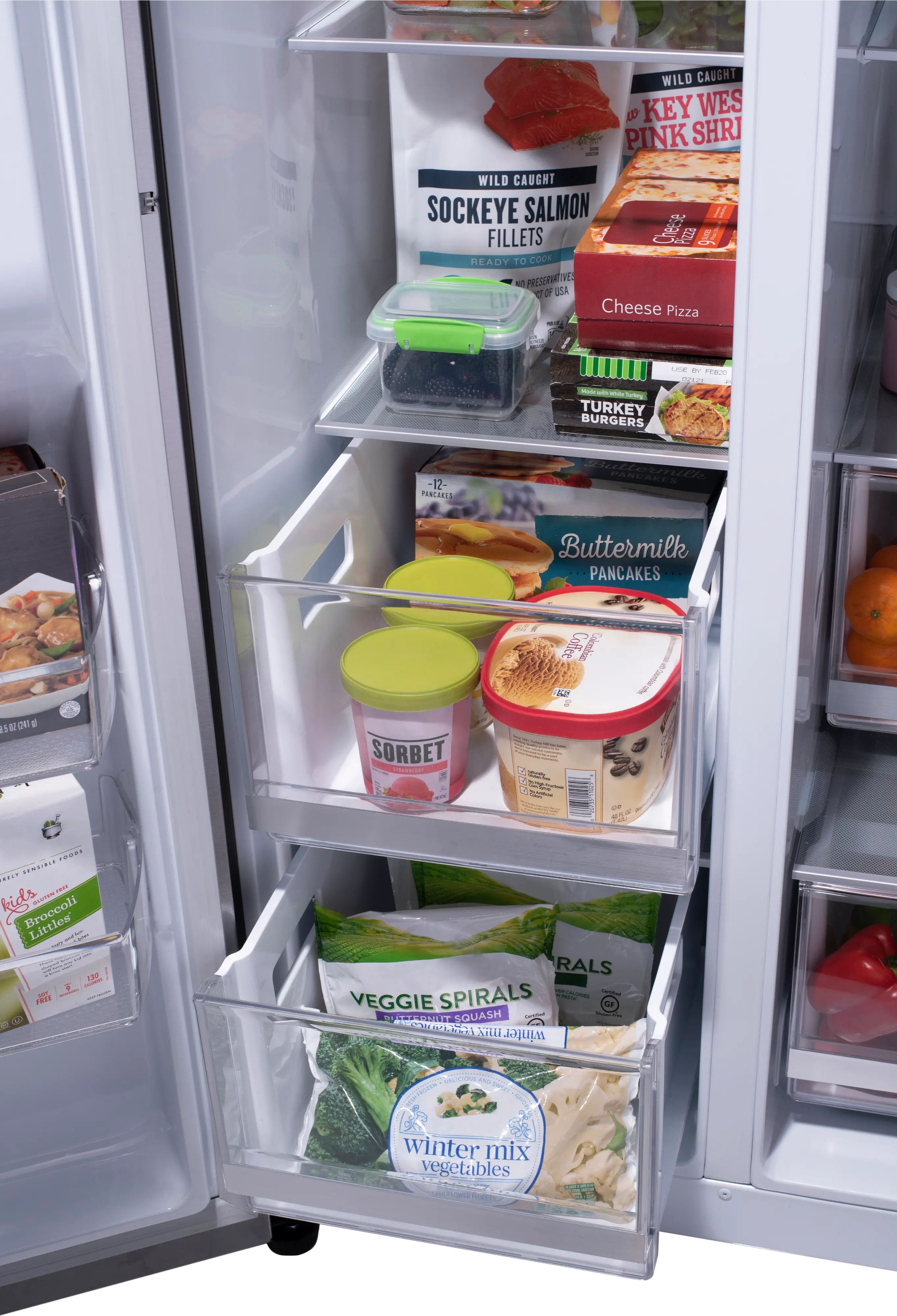 LRSDS2706S LG 26.8 cu ft Side by Side Refrigerator - Stainless Steel-10