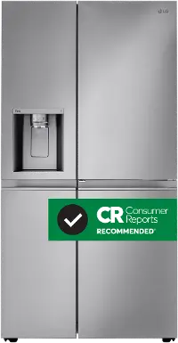 LRSDS2706S LG 26.8 cu ft Side by Side Refrigerator - Stainless Steel