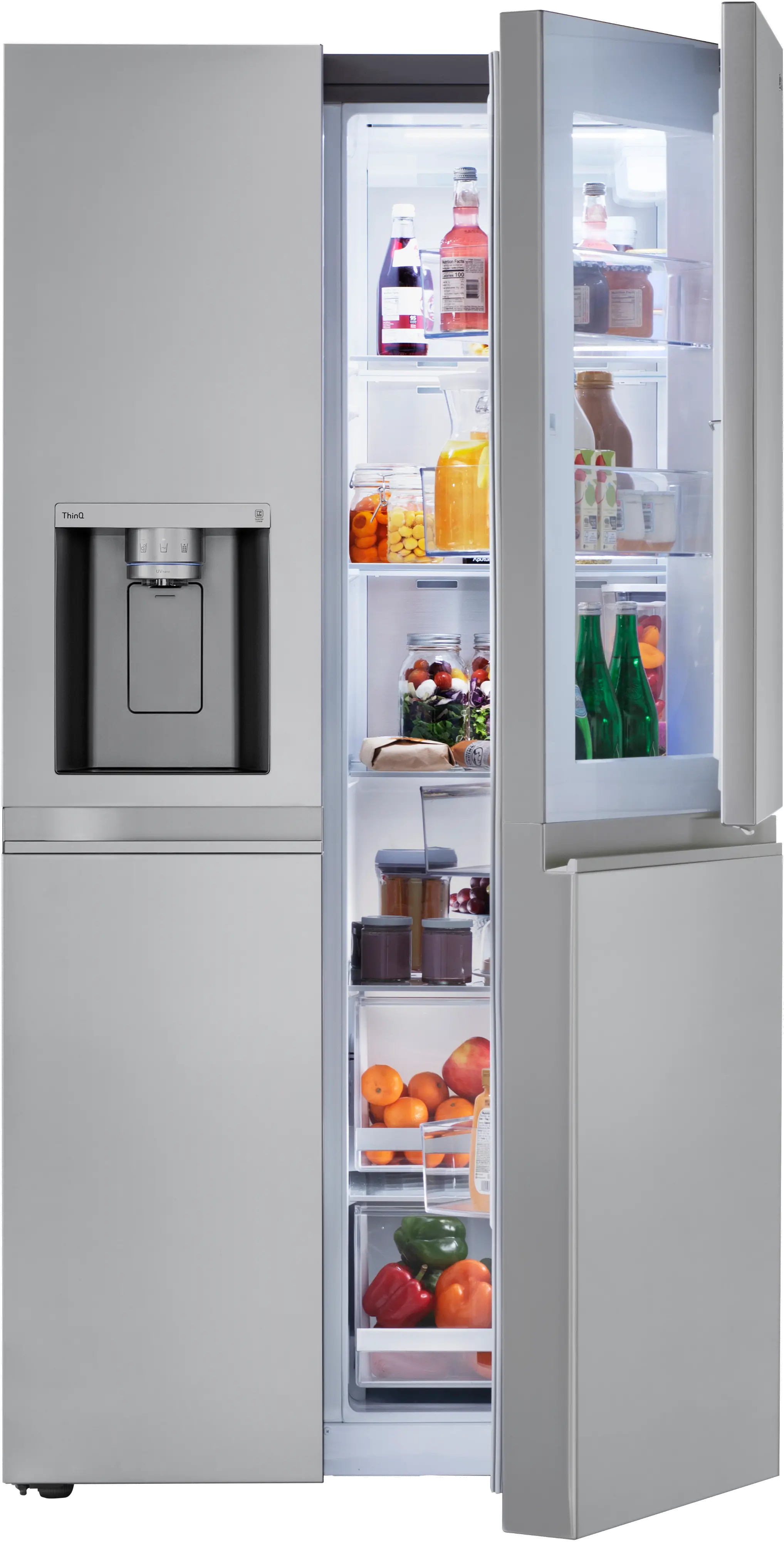 LRSDS2706S LG 26.8 cu ft Side by Side Refrigerator - Stainless Steel-9