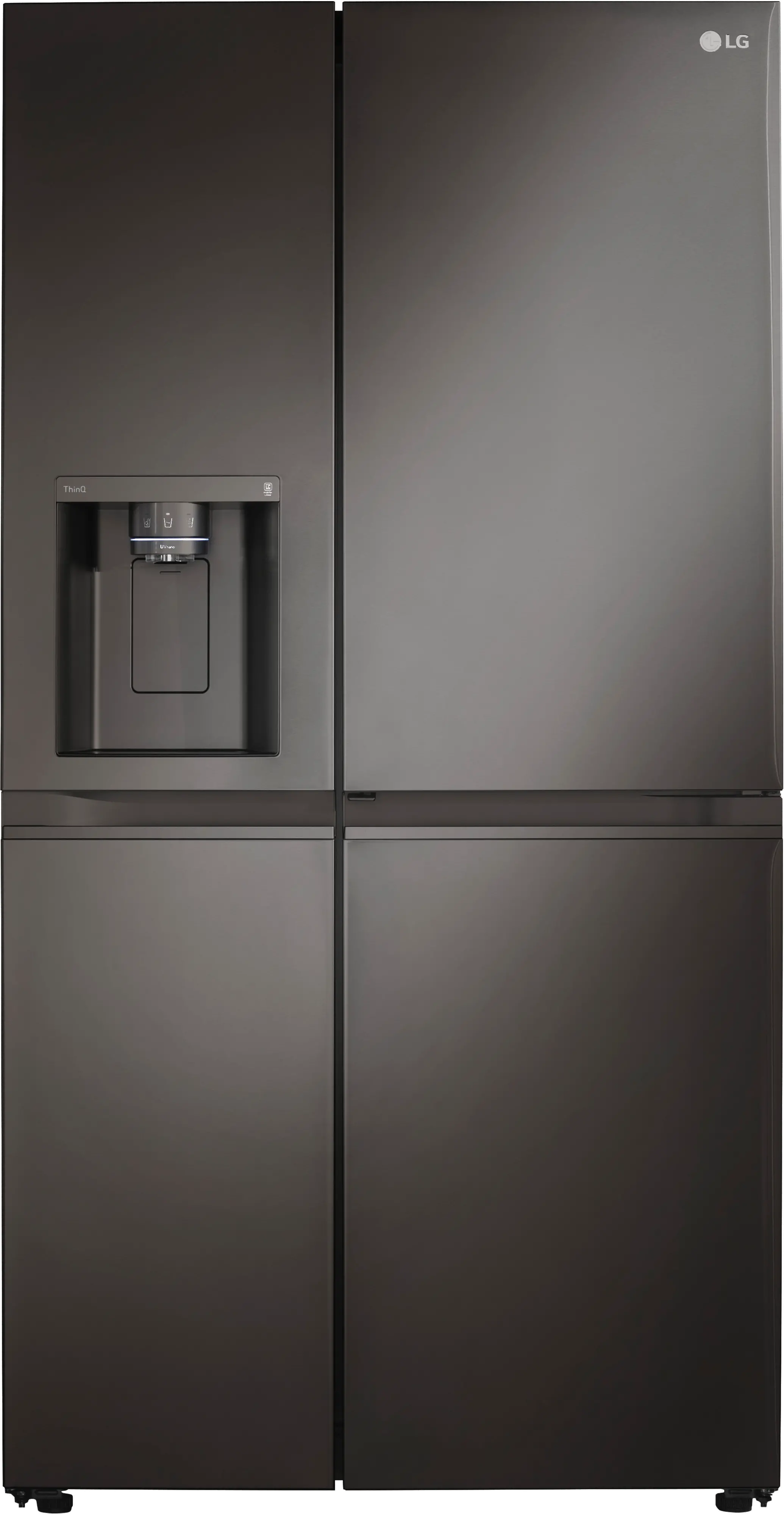 LRSDS2706D LG 26.8 cu ft Side by Side Refrigerator - Black Stainless Steel-1