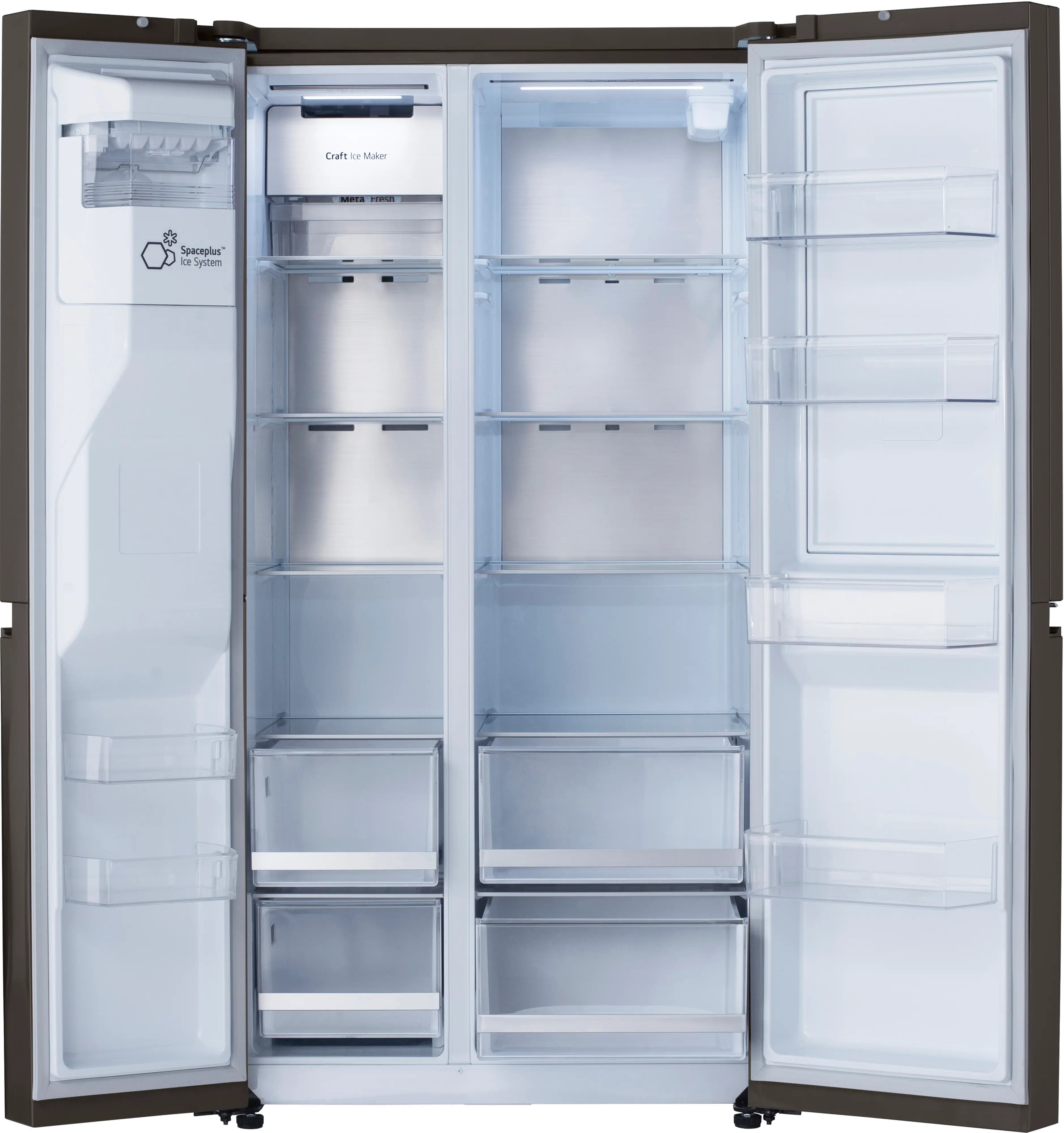 LRSDS2706D LG 26.8 cu ft Side by Side Refrigerator - Black Stainless Steel-4