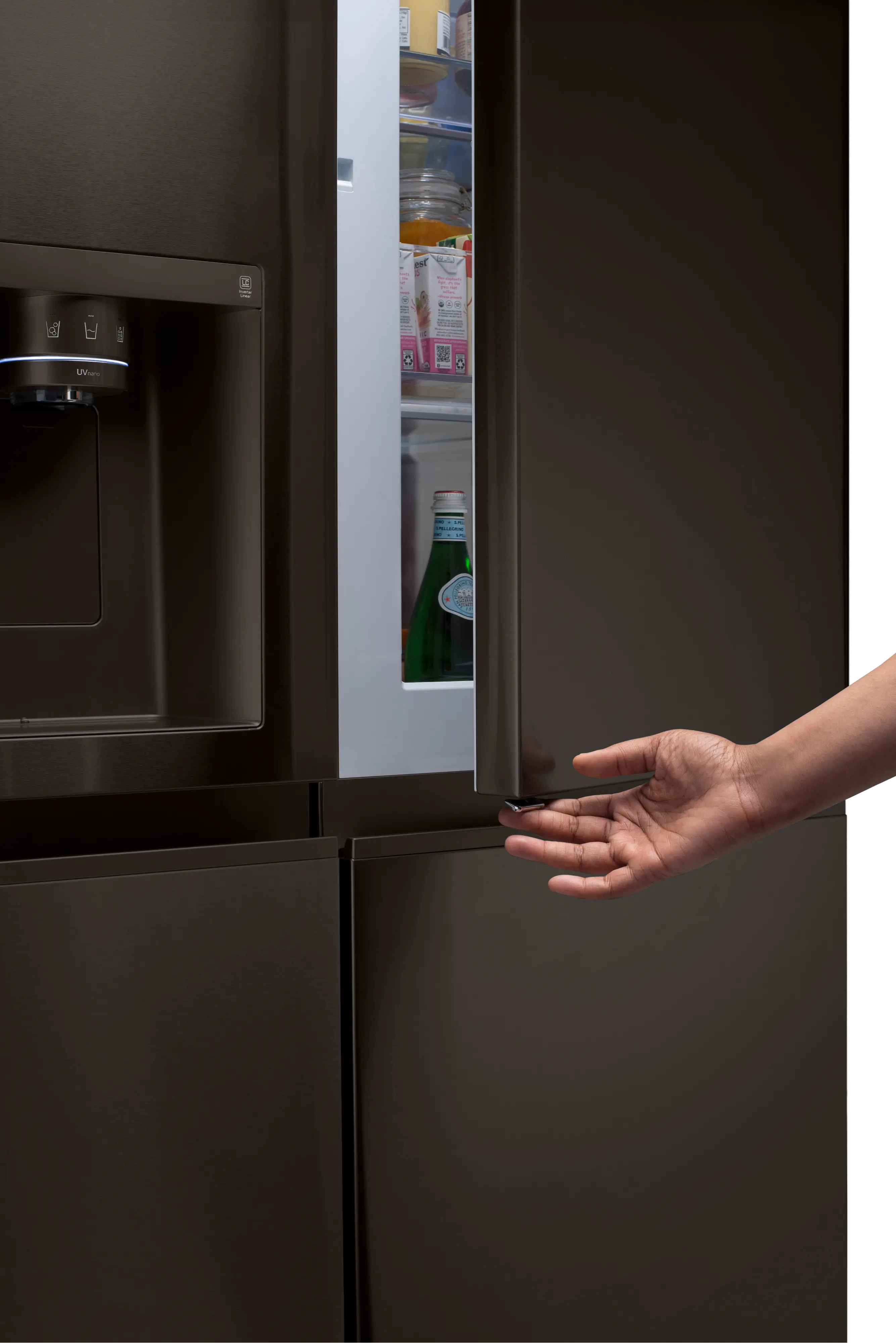 LRSDS2706D LG 26.8 cu ft Side by Side Refrigerator - Black Stainless Steel-5