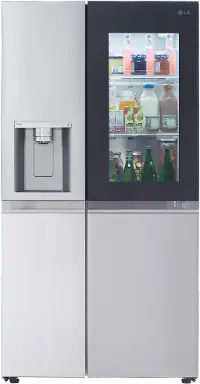 LRSOC2306S LG 23 cu ft Side by Side Refrigerator - Counter Depth, Stainless Steel
