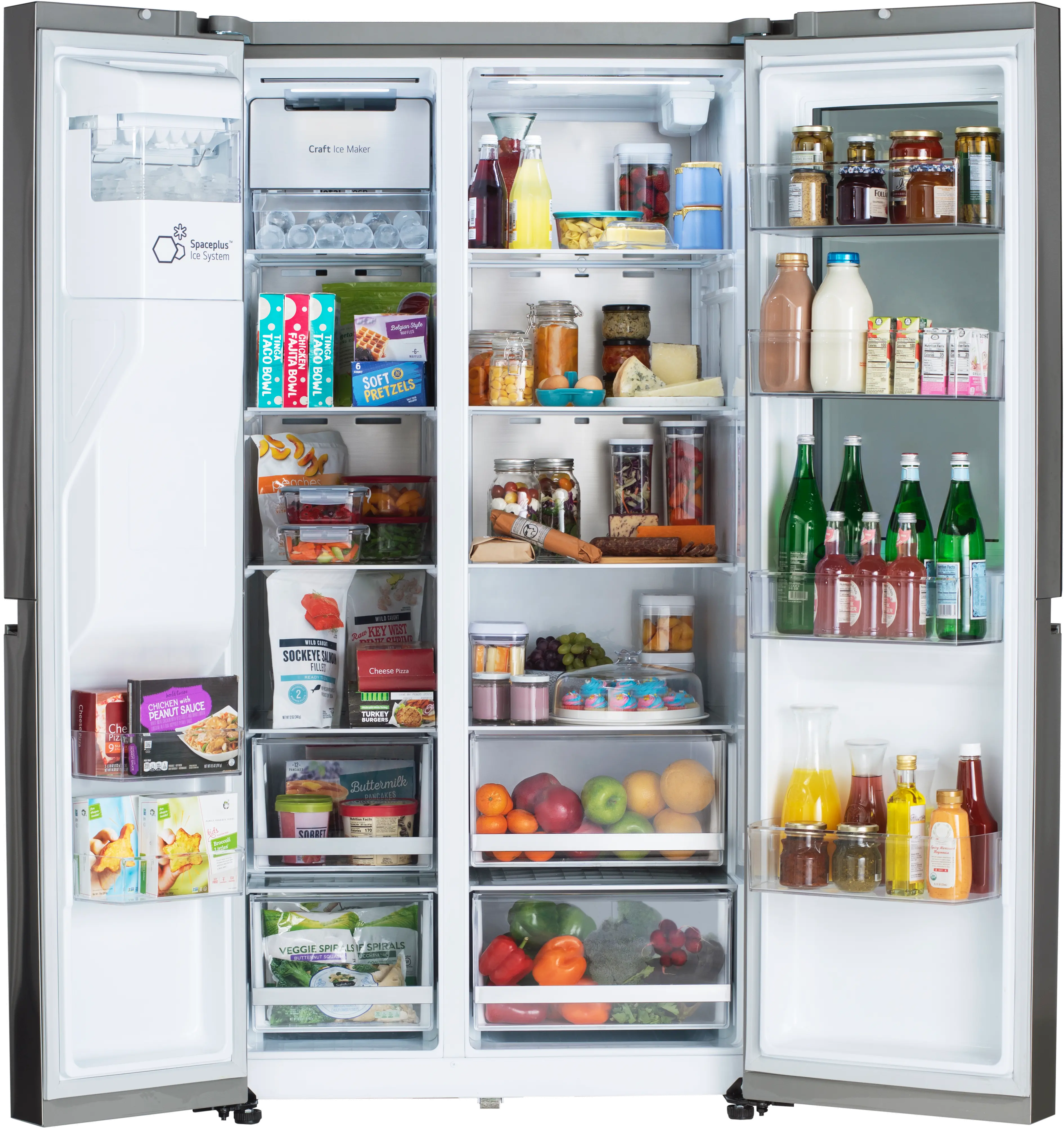 LRSOC2306S LG 23 cu ft Side by Side Refrigerator - Counter Depth, Stainless Steel-2