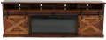 Farmhouse Brown 94 Fireplace TV Stand