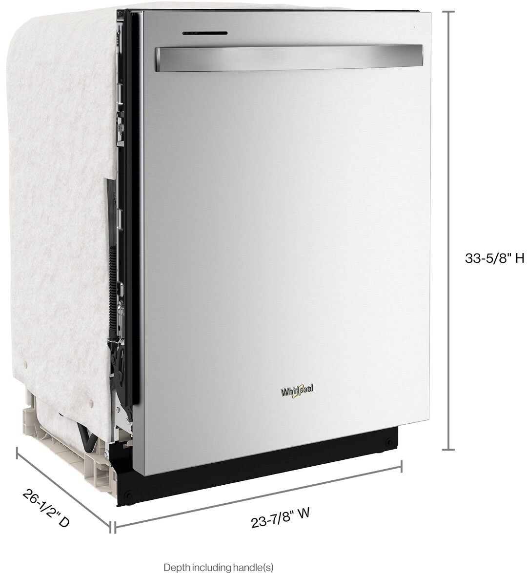 WDT970SAKZ Whirlpool 3 Rack Dishwasher - Fingerprint Resistant Stainless Steel-12