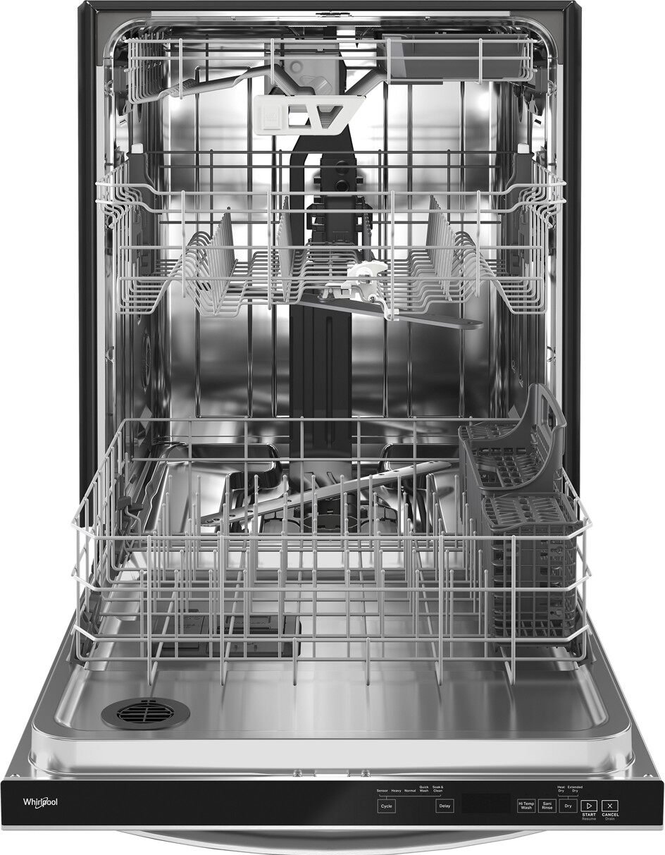 WDT970SAKZ Whirlpool 3 Rack Dishwasher - Fingerprint Resistant Stainless Steel-2