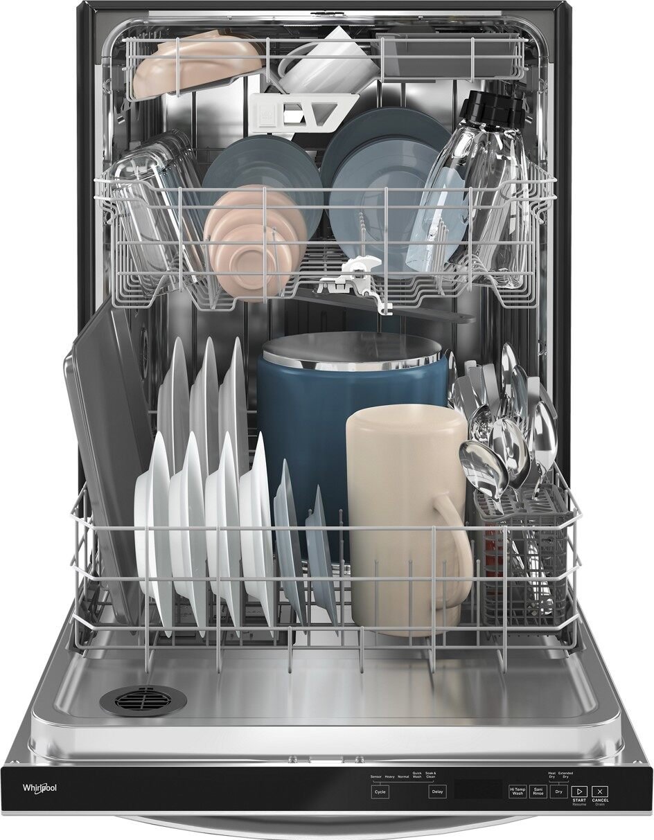 WDT970SAKZ Whirlpool 3 Rack Dishwasher - Fingerprint Resistant Stainless Steel-3