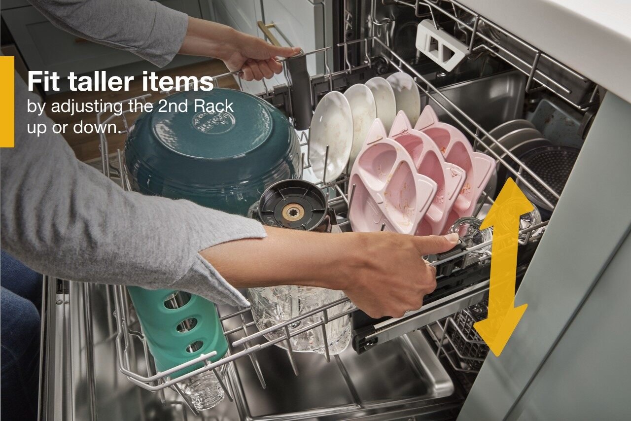 WDT970SAKZ Whirlpool 3 Rack Dishwasher - Fingerprint Resistant Stainless Steel-7