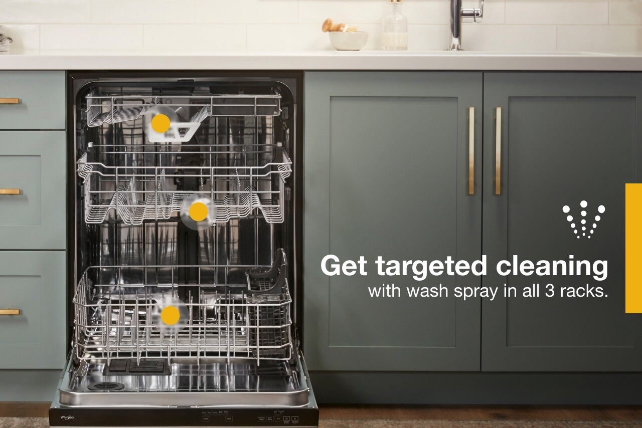 WDT970SAKZ Whirlpool 3 Rack Dishwasher - Fingerprint Resistant Stainless Steel-9