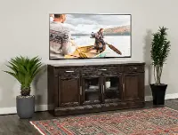 Highland Burnish Oak 64 TV Stand