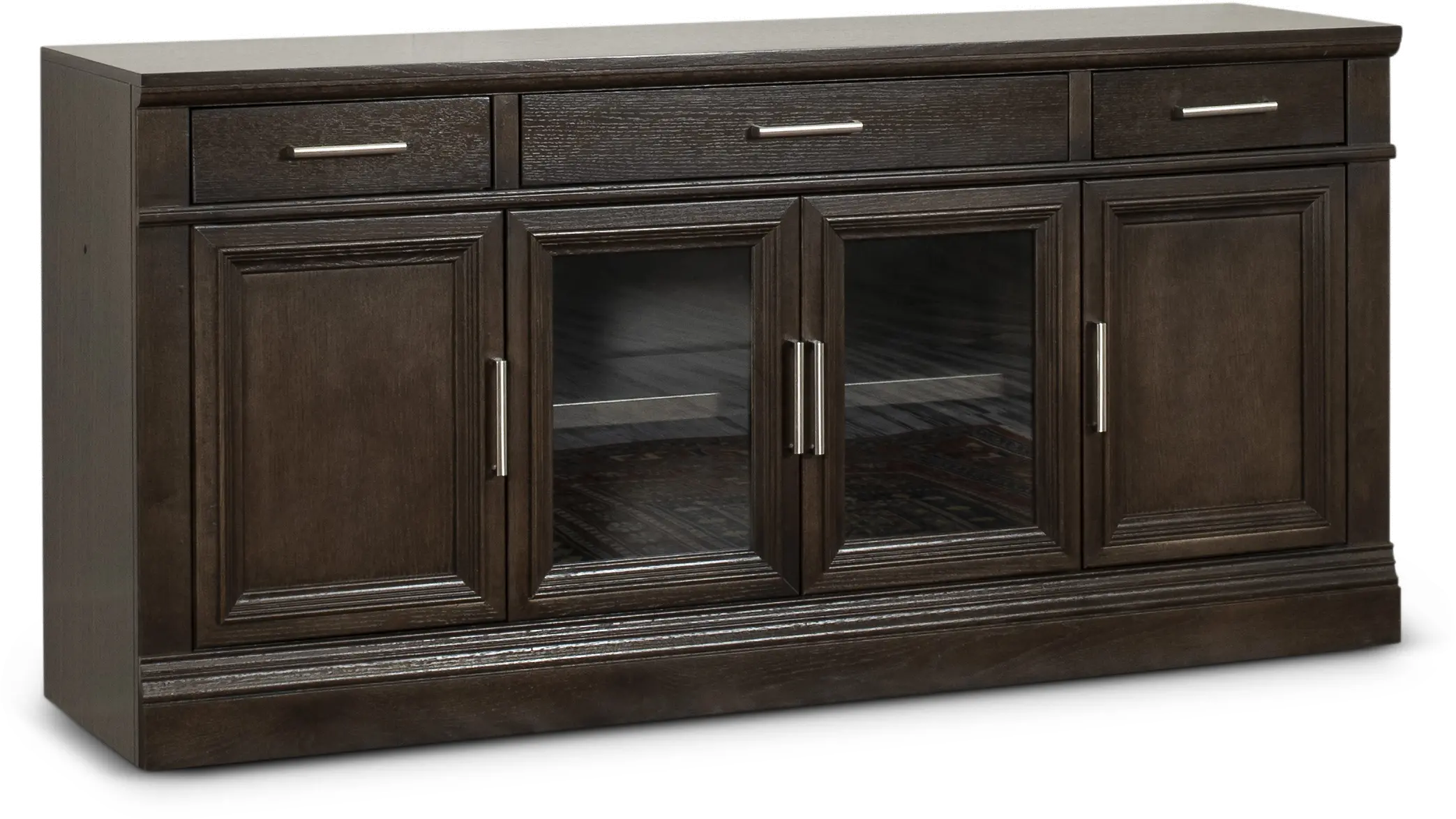 Highland Burnish Oak 64 TV Stand-3