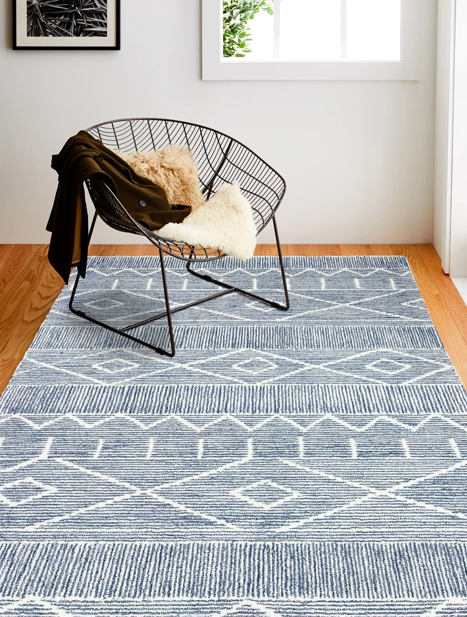 Venezia 8 x 10 Elian Azure Blue Area Rug-2