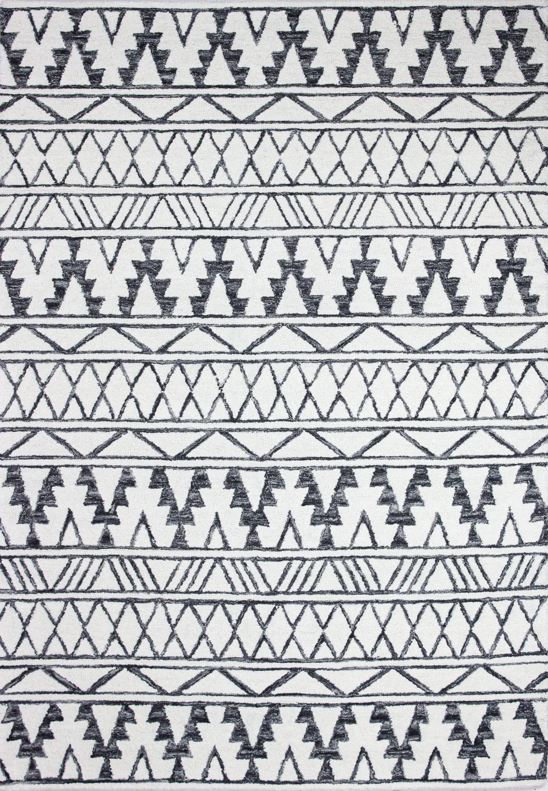 Valencia 8 x 10 Niels Ivory Charcoal Area Rug-6