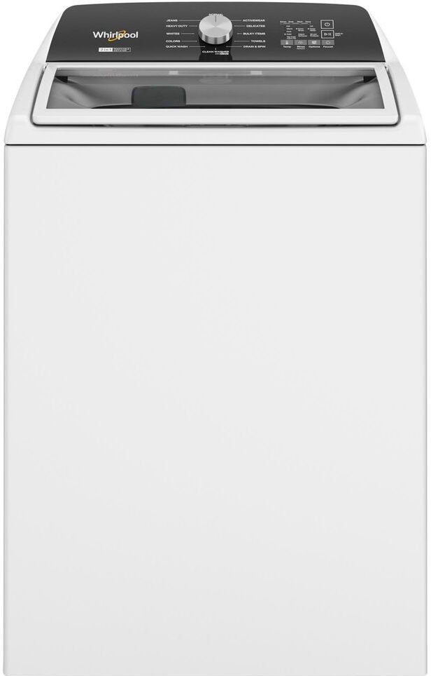 WTW5057LW Whirlpool Top Load Washer with Removable Agitator 4.7 cu. ft. - White W5050-1