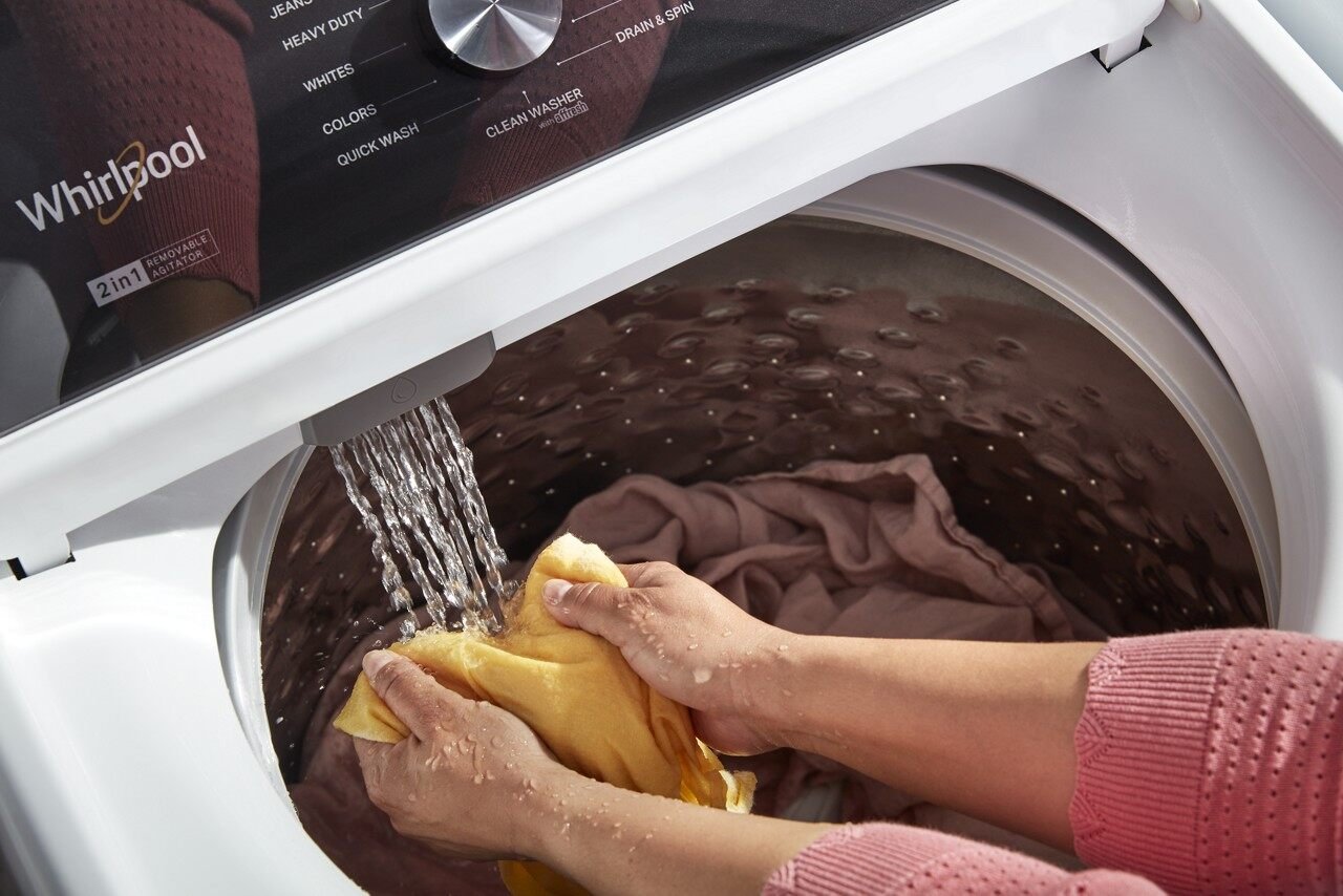 WTW5057LW Whirlpool Top Load Washer with Removable Agitator 4.7 cu. ft. - White W5050-2