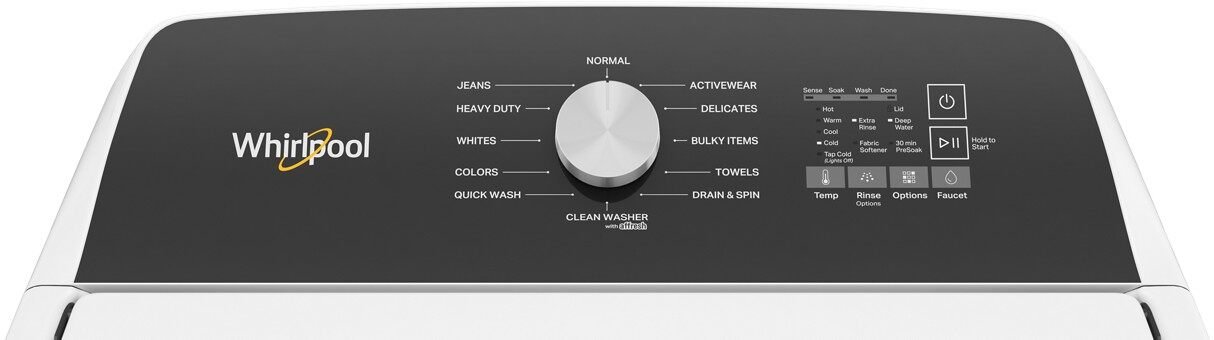 WTW5010LW Whirlpool Top Load Washer 4.7 cu. ft. - White W5010-2