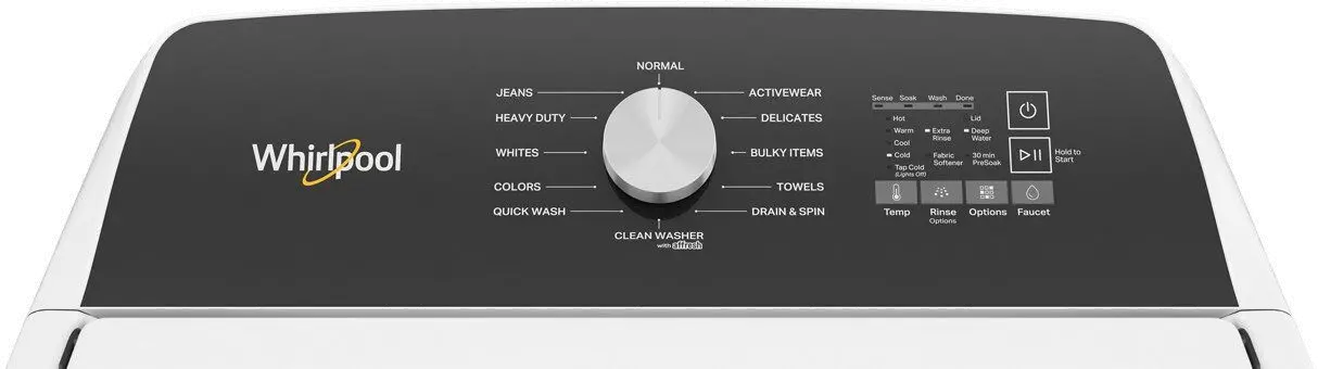 WTW5010LW Whirlpool Top Load Washer 4.7 cu. ft. - White W5010-2