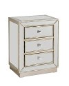 Elsinore Contemporary Champagne 3-Drawer Chest