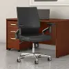 CH2701BLL-03 Laguna Black Leather Mid Back Task Chair