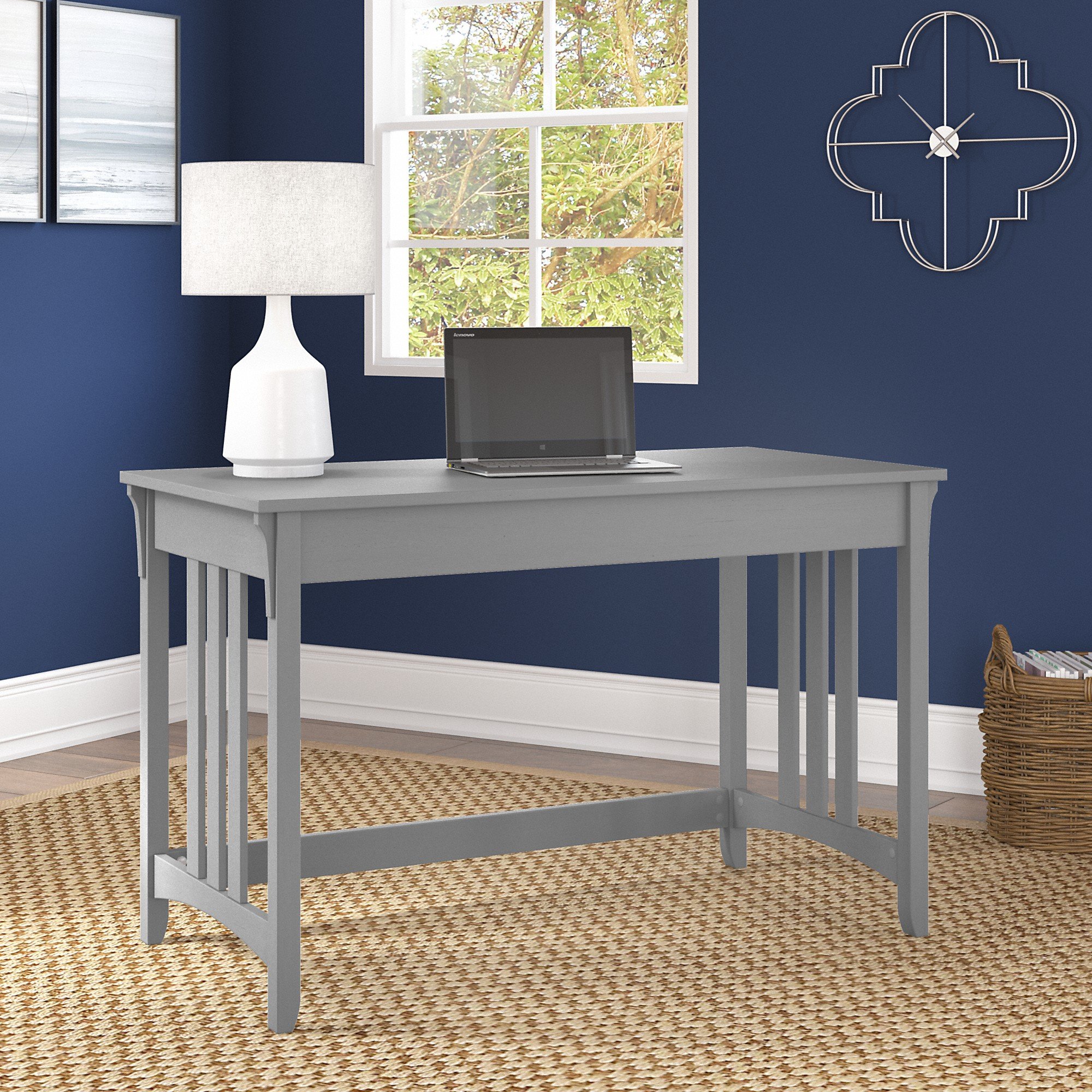 Salinas Cape Cod Gray Writing Desk-1