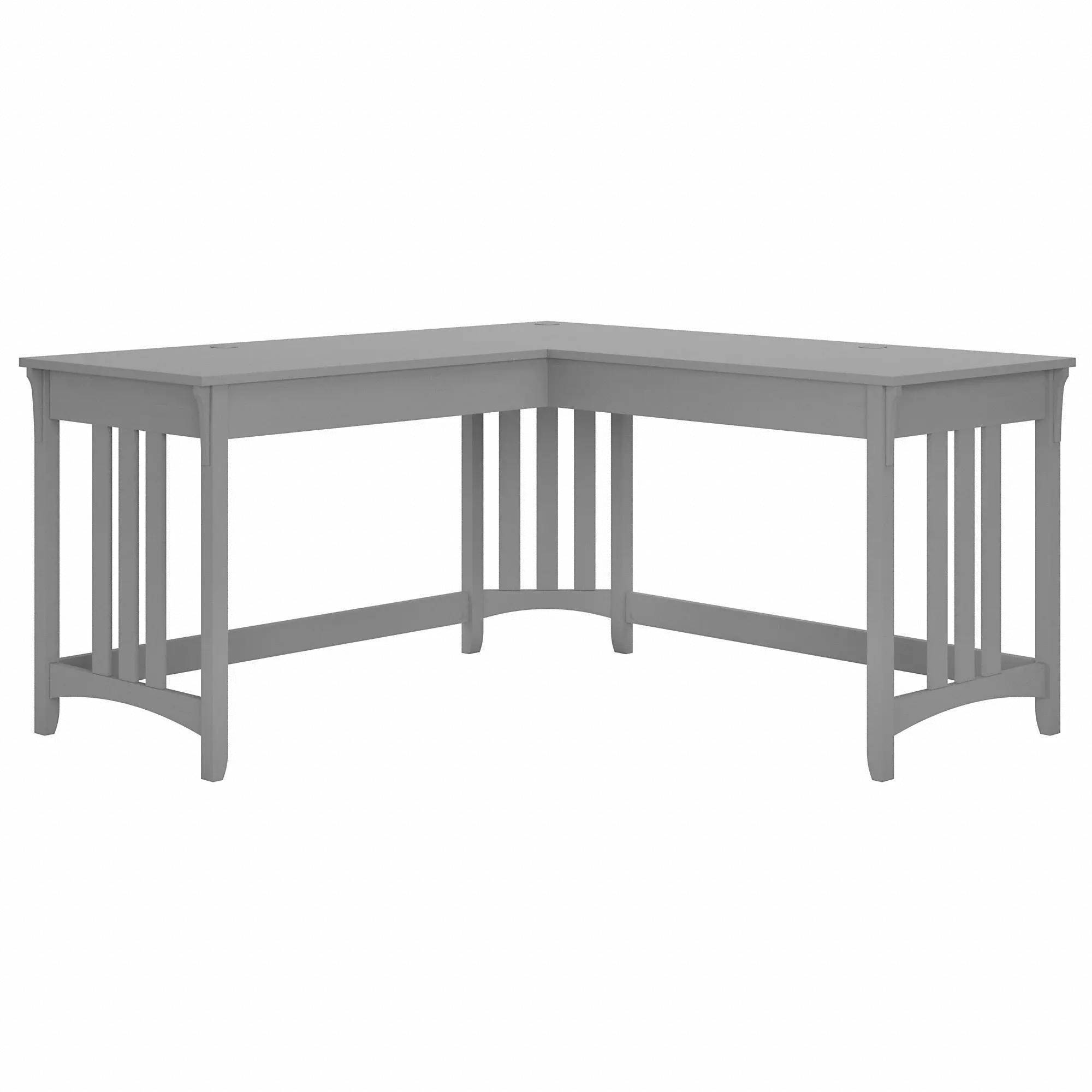 SAD260CG-03 Salinas Cape Cod Gray Open L Shaped Desk-2