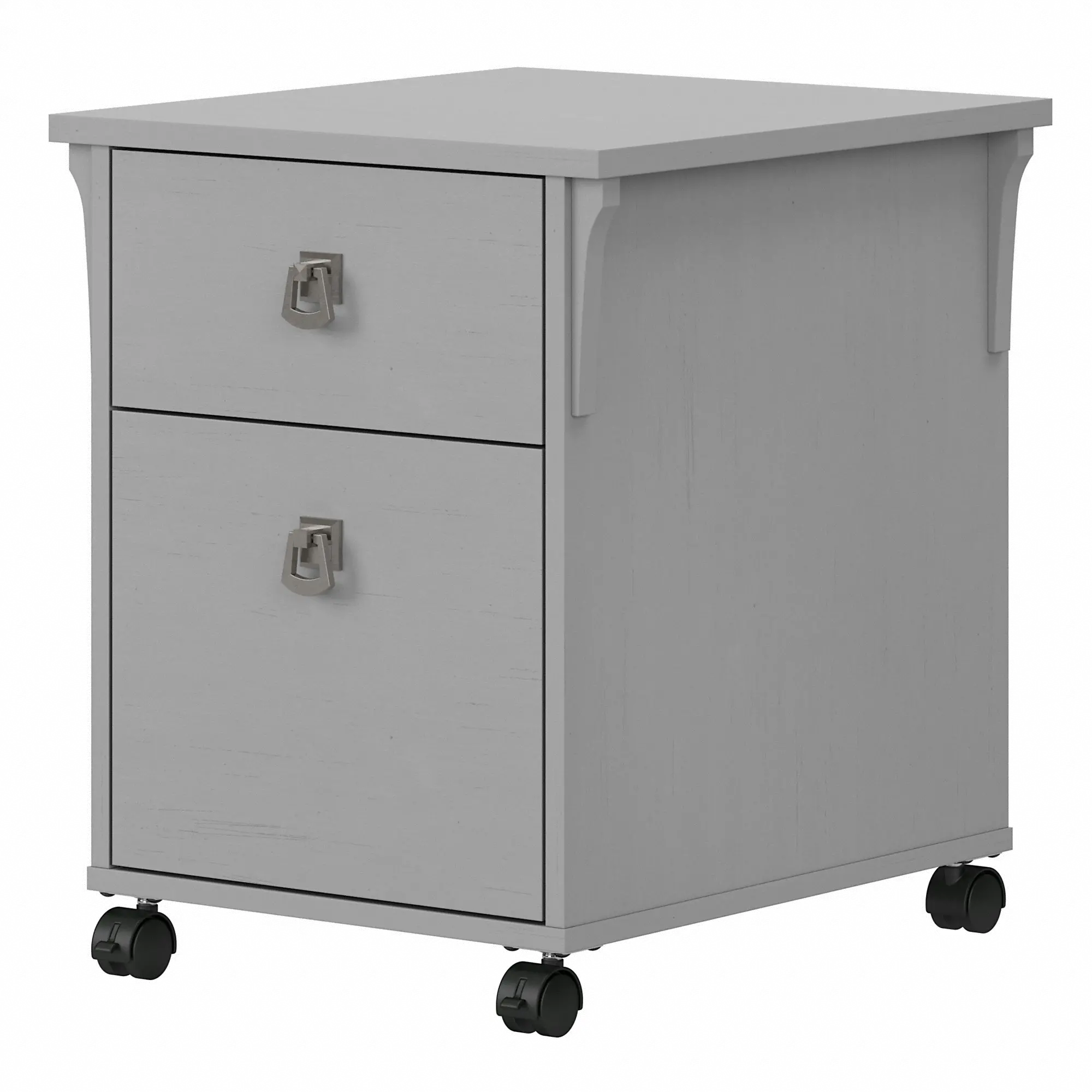 SAF118CG-03 Salinas Cape Cod Gray Mobile Office Pedestal-2