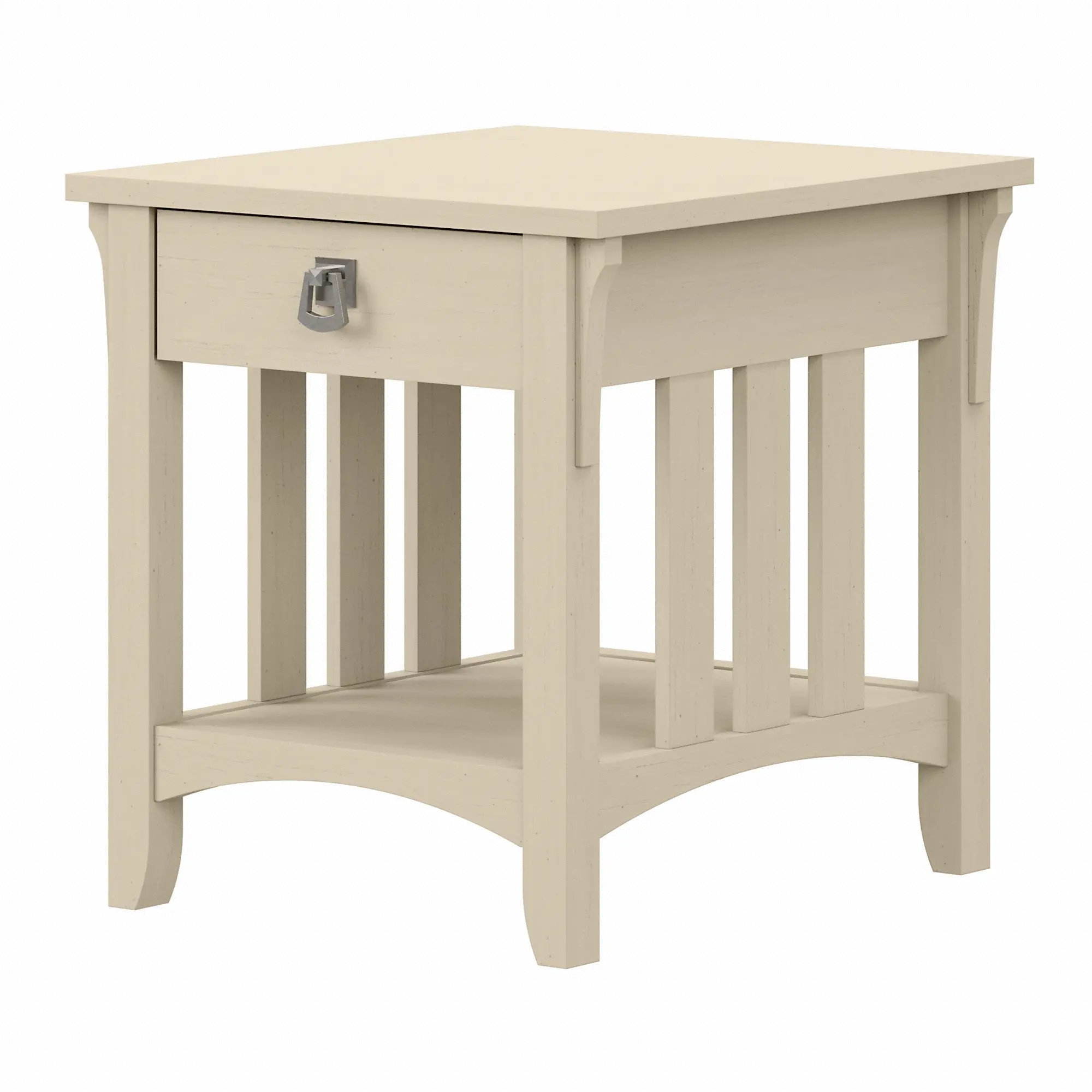 SAT118AW-03 Salinas Antique White End Table-2