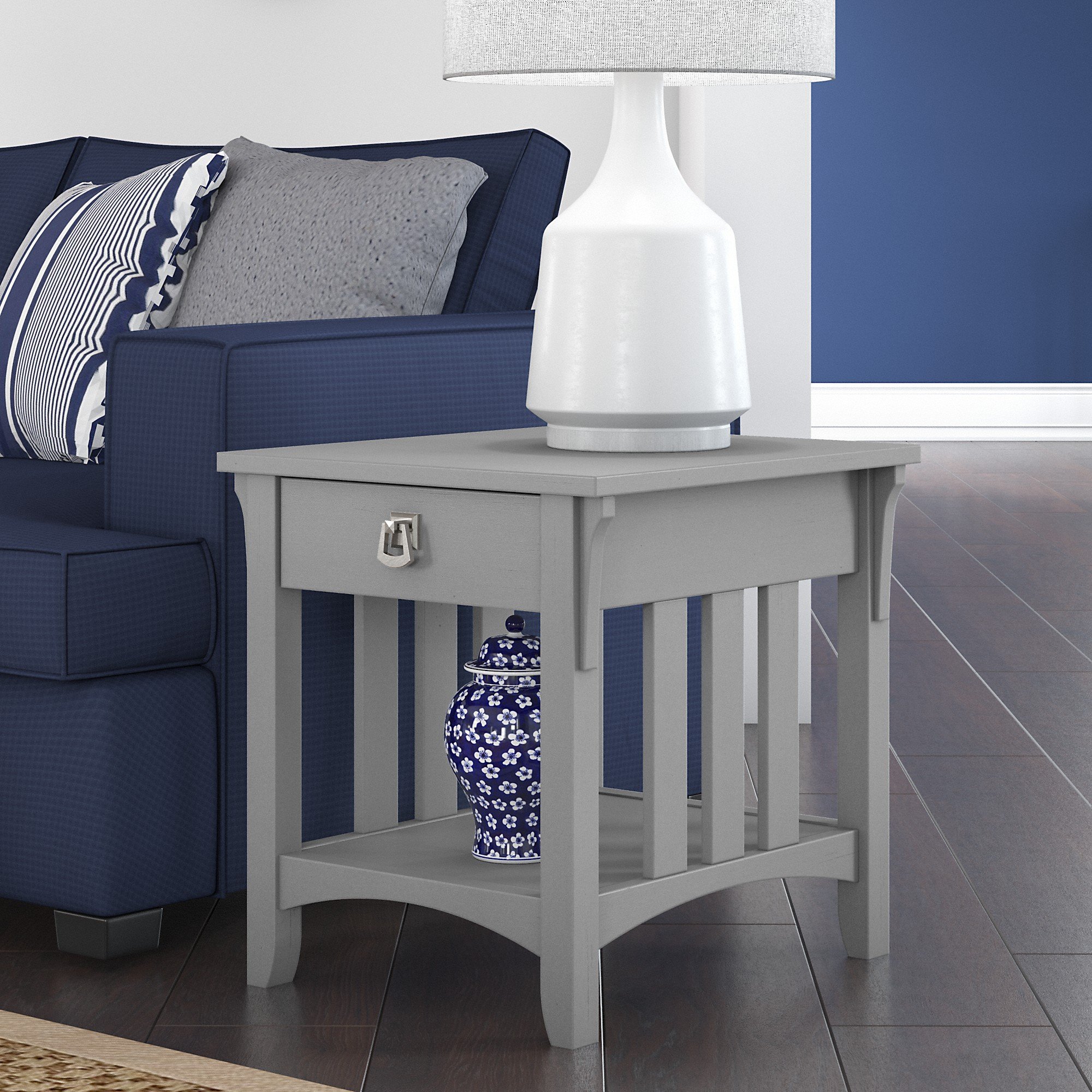 Salinas Cape Cod Gray End Table-1
