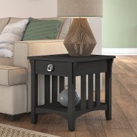 Salinas Vintage Black End Table