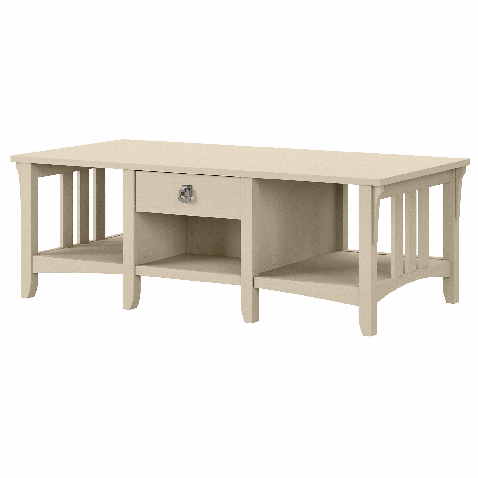 Salinas Antique White Coffee Table-2