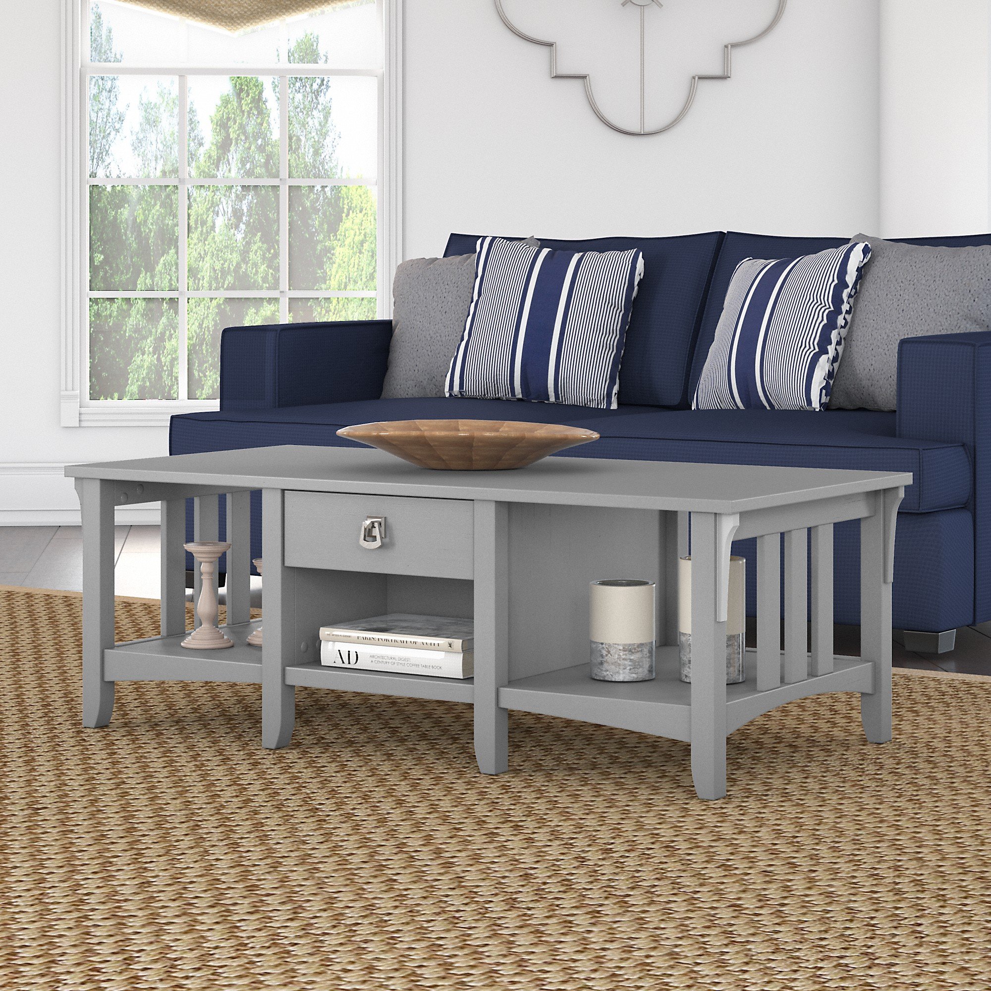 Salinas Cape Cod Gray Coffee Table-1