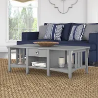 SAT248CG-03 Salinas Cape Cod Gray Coffee Table