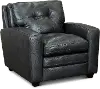 Roland Blue Leather Chair