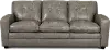 Roland Gray Leather Sofa