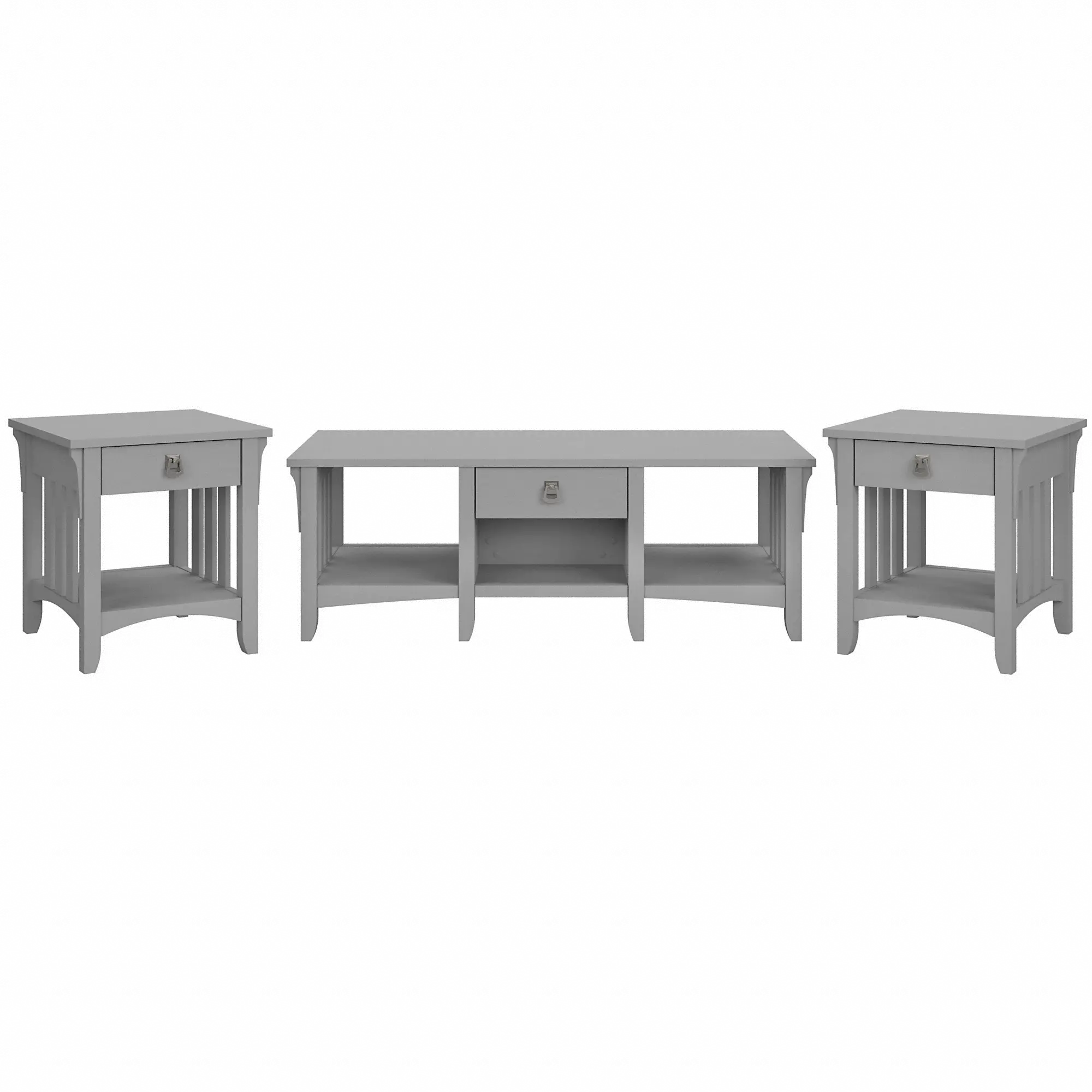 SAL038CG Salinas Cape Cod Gray 3 Piece Table Set-2