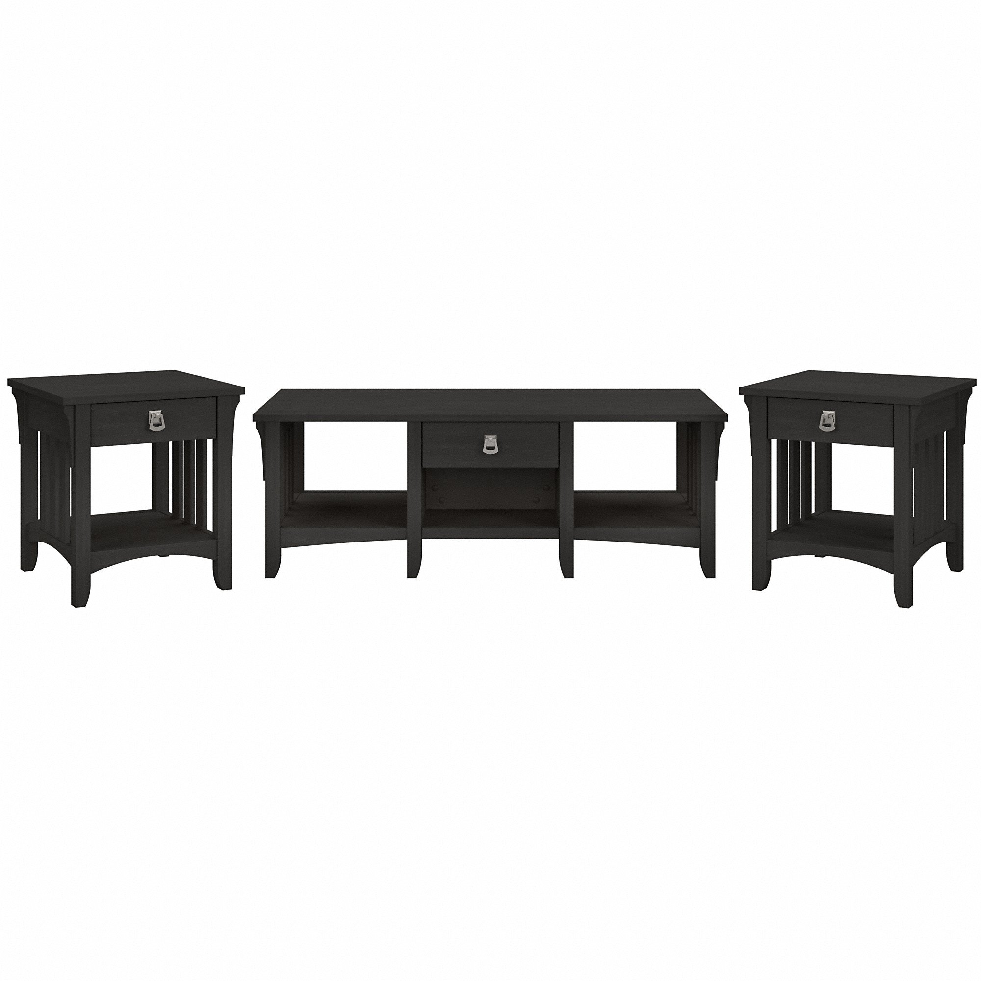 Salinas Vintage Black 3 Piece Table Set-2